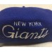 Vintage 100% Wool Hat Beret The New York Football Giants Royal Blue NFL Beanie  eb-55552585